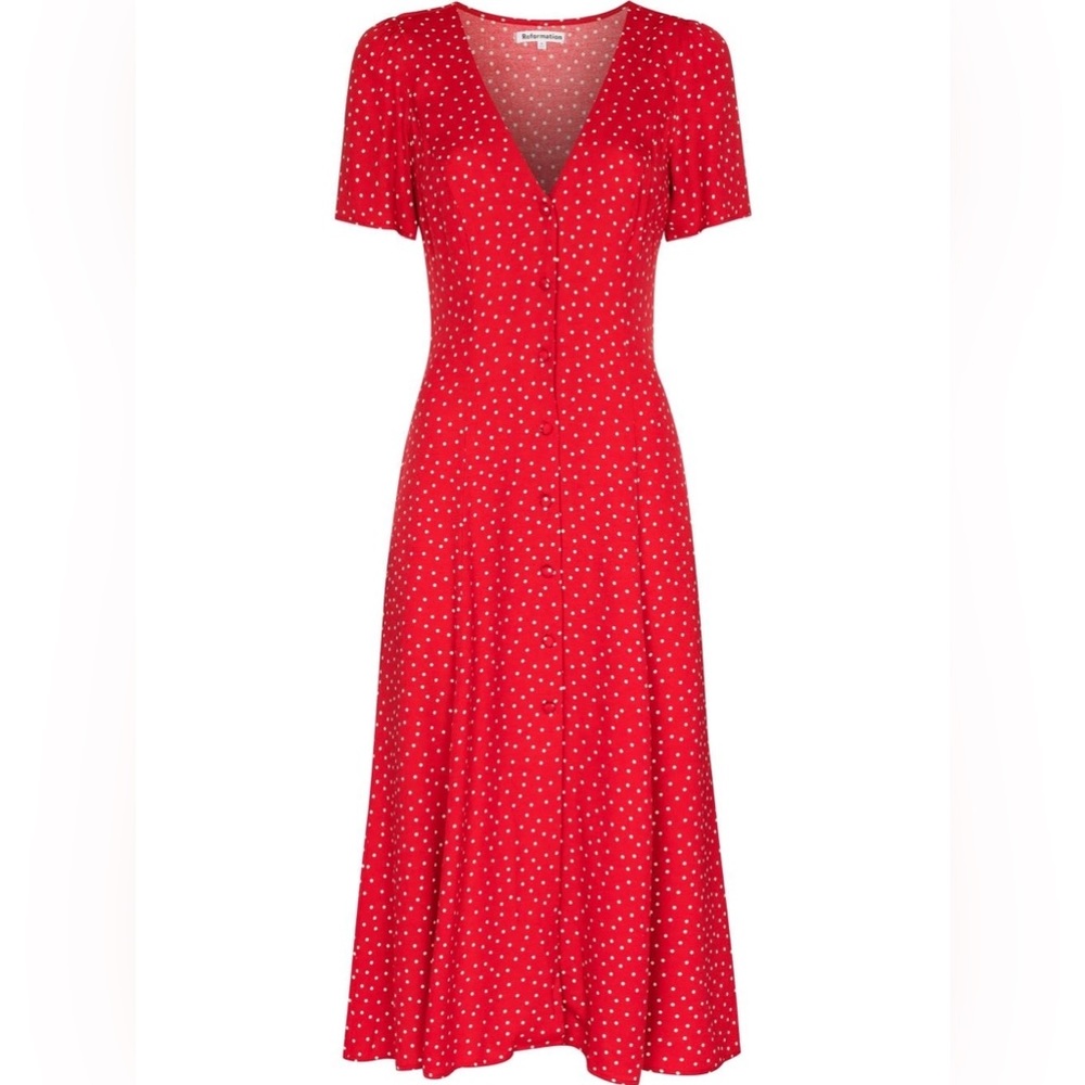 reformation locklin dress size 4